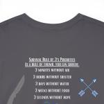 Survival Shirt for Doomsday and Zombie Fans