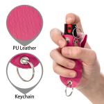 Max Strength BURN Pepper Spray with Keychain, Pink