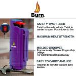 Purple Burn Pepper Spray Keychain for Self Defense