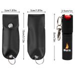 BURN Pepper Spray Keychain - Max Strength 2 Pack