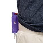 Purple Burn Pepper Spray Keychain for Self Defense