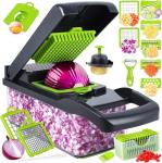 14-in-1 Vegetable Chopper with 8 Blades
