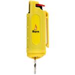 Max Strength Burn Pepper Spray Keychain - Yellow