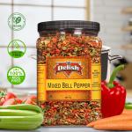 Dehydrated Red and Green Bell Peppers Mix 16 Oz