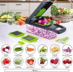 14-in-1 Vegetable Chopper with 8 Blades