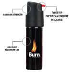 Burn Pepper Spray for Self Defense - Max Strength