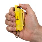 Max Strength Burn Pepper Spray Keychain - Yellow