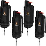 BURN Max Strength Pepper Spray Keychain - 4 Pack