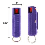 Max Strength Burn Pepper Spray Keychain - 2 Pack
