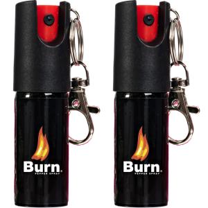 Self Defense Keychain Pepper Spray - Max Strength 2 Pack