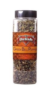 Dried Green Bell Peppers - 6 Oz Jar