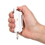 Self-Defense Keychain Pepper Spray 1/2oz White