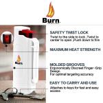 Max Strength Burn Pepper Spray Keychain - 2 Pack