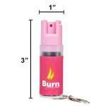 Max Strength Burn Pepper Spray - 4 Pack Key Ring
