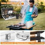 38-Piece Stainless Steel BBQ Grill Tools Set
