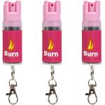 Max Strength Pink Pepper Spray - Key Ring 3 Pack