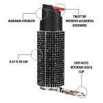 BURN Max Strength Pepper Spray - Black 2 Pack