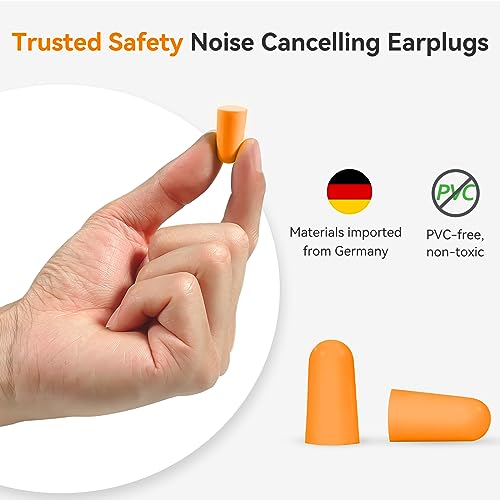 TASTORY Foam Ear Plugs - 60 Pairs, 38dB Noise Reduction