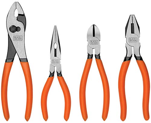 BLACK+DECKER Plier Set, 4-Piece