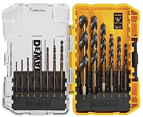 DEWALT 14-Piece Drill Bit Set, 135° Split Point