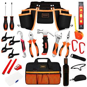 Kids Real Tool Kit with Belt and Bag 25 Pieces