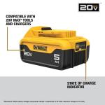 DEWALT 20V MAX XR 5Ah Lithium Ion Battery 2-Pack