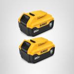 DEWALT 20V MAX XR 5Ah Lithium Ion Battery 2-Pack