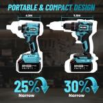 SEESII 21V Cordless Drill and Impact Driver Combo