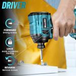 SEESII 21V Cordless Drill and Impact Driver Combo