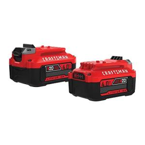 CRAFTSMAN V20 4Ah Lithium Ion Battery 2-Pack