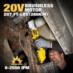 ALLOYPOWER 20V Brushless Right Angle Wrench Kit