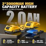 ALLOYPOWER 20V Brushless Right Angle Wrench Kit