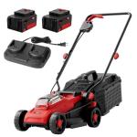 MZK 20V Brushless Cordless Lawn Mower with Batteries