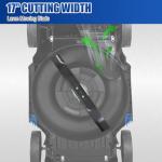 BILT HARD 40V Brushless 17" Cordless Lawn Mower