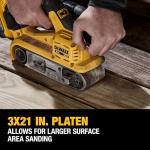 DEWALT 20V MAX Cordless Brushless Belt Sander