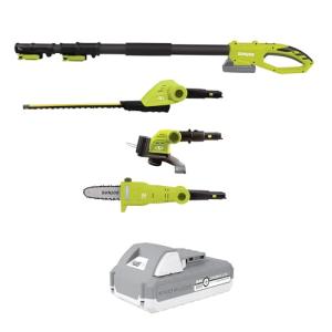Sun Joe Cordless Lawn & Hedge Trimmer Combo Kit