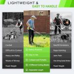 GardenJoy 12V Cordless Weed Wacker with Battery