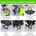 GardenJoy 12V Cordless Weed Wacker with Battery