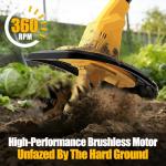 Dewalt 20V Cordless Garden Tiller Cultivator Tool