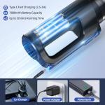 MONOZEL Portable Cordless Car Vacuum and Air Duster