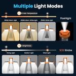 CAVN Rechargeable Camping Light with Remote Tripod