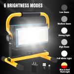 Tresda 100W Rechargeable LED Work Light - 7000LM