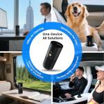 Compact Cordless Car Air Purifier with LCD Display