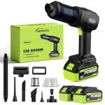 WOKEGI Powerful Cordless Handheld Car Vacuum
