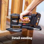 WORX 20V Cordless Sander with 5-in-1 Features