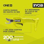 Ryobi 18V ONE+ Cordless Secateurs - Bare Tool