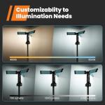 GoGonova Cordless Rechargeable Work Light with Stand