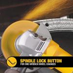 DEWALT 7-Inch Angle Grinder Tool Kit with Bag