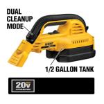 DEWALT 20V MAX Cordless Hand Vacuum for Wet/Dry