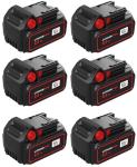 Bslite 6-Pack 18V 6.0Ah Milwaukee Battery Replacement